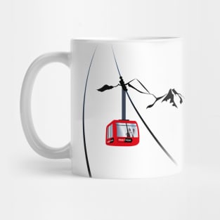 Whistler peak 2 peak cable car Mug